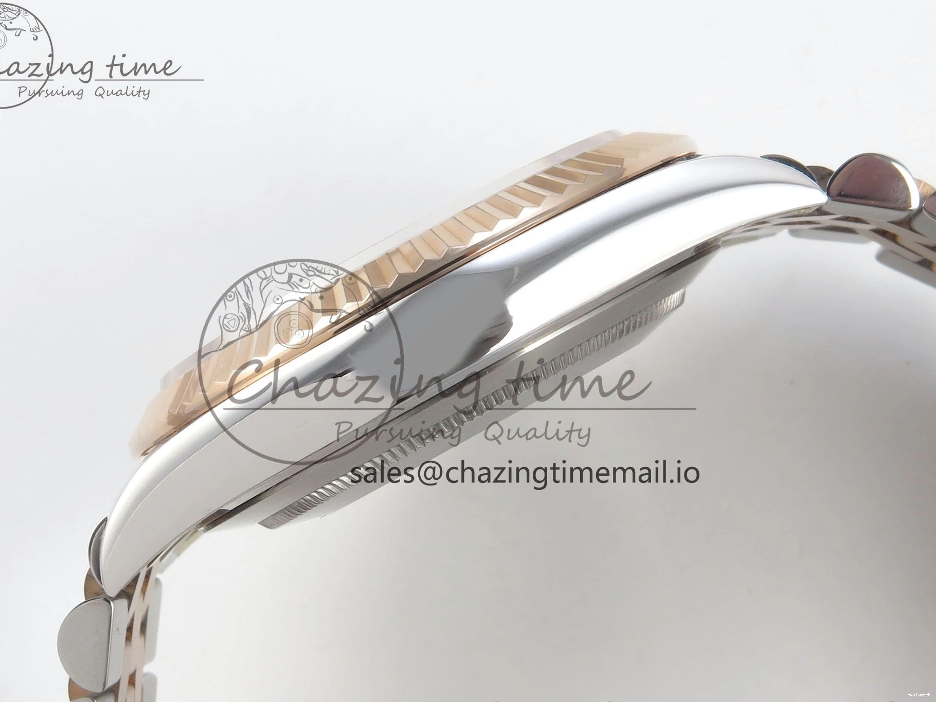 (Weighted) ARF Jubilee RG Best SH3235 SS 126331 Edition 1:1 Dial 41 RG Diaomonds DateJust on Bracelet 0522